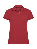 Virtue Polo Solid W - Red