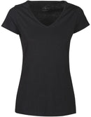 Whailford Lady Organic Slub V-neck T-skjorte