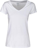 Whailford Lady Organic Slub V-neck T-skjorte